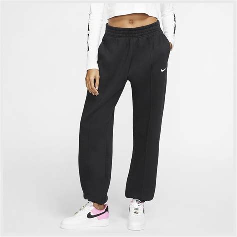 nike jogginghose nsw essential - schwarz/weiß damen|Jogginghosen & Trainingshosen für Damen .